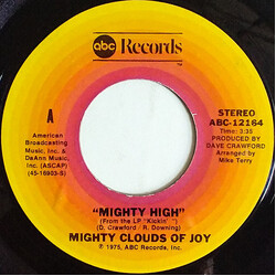 The Mighty Clouds Of Joy Mighty High / Touch My Soul USED VINYL 7INCH 45 RPM STYRENE