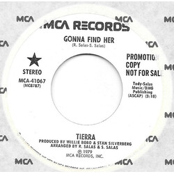 Tierra Gonna Find Her USED VINYL 7INCH 45 RPM PROMO