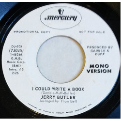 Jerry Butler I Could Write A Book USED VINYL 7INCH 45 RPM SINGLE PROMO