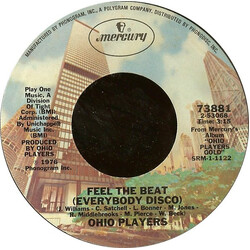 Ohio Players Feel The Beat (Everybody Disco) USED VINYL 7INCH SINGLE 45 RPM