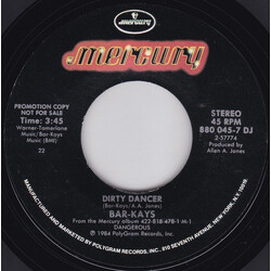 Bar-Kays Dirty Dancer USED VINYL 7INCH 45 RPM PROMO