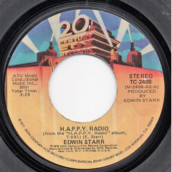 Edwin Starr H.A.P.P.Y. Radio / My Friend USED VINYL 7INCH 45 RPM SINGLE STYRENE
