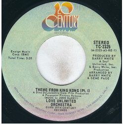 Love Unlimited Orchestra Theme From King Kong USED VINYL 7INCH 45 RPM