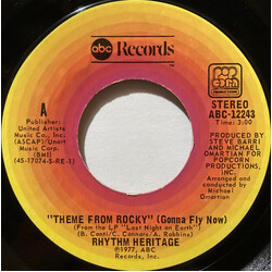 Rhythm Heritage Theme From Rocky (Gonna Fly Now) USED VINYL 7INCH 45 RPM SINGLE STYRENE STEREO