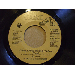 Athens C'mon, Dance The Night Away USED VINYL 7INCH 45 RPM SINGLE PROMO