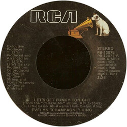 Evelyn King Let's Get Funky Tonight USED VINYL 7INCH 45 RPM STYRENE STEREO