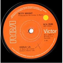 Betty Wright Ooola La USED VINYL 7INCH 45 RPM SINGLE