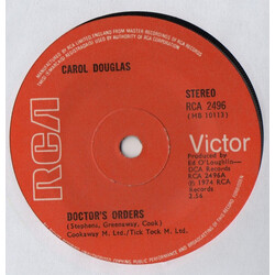 Carol Douglas Doctor's Orders USED VINYL 7INCH 45 RPM SINGLE STEREO