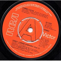 Carrie Lucas Street Corner Symphony USED VINYL 7INCH PROMO