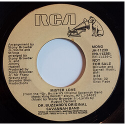 Dr. Buzzard's Original Savannah Band Mister Love USED VINYL 7INCH 45 RPM PROMO STEREO MONO