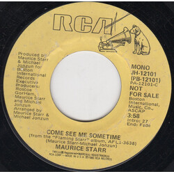Maurice Starr Come See Me Sometime USED VINYL 7INCH 45 RPM PROMO STEREO MONO