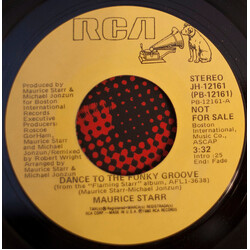 Maurice Starr Dance To The Funky Groove USED VINYL 7INCH 45 RPM PROMO STYRENE STEREO MONO