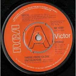 Meco Monardo Theme From Close Encounters USED VINYL 7INCH 45 RPM SINGLE PROMO STEREO