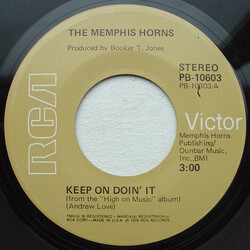 The Memphis Horns Keep On Doin' It / Beale Street Shuffle USED VINYL 7INCH 45 RPM
