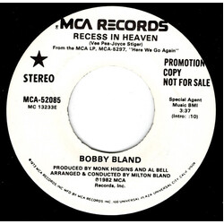 Bobby Bland Recess In Heaven USED VINYL 7INCH 45 RPM PROMO