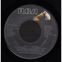 Daryl Hall & John Oates Don't Change USED VINYL 7INCH 45 RPM SINGLE