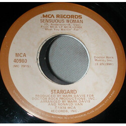 Stargard Sensuous Woman USED VINYL 7INCH 45 RPM SINGLE