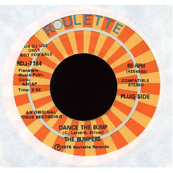 The Bumpers Dance The Bump USED VINYL 7INCH 45 RPM PROMO