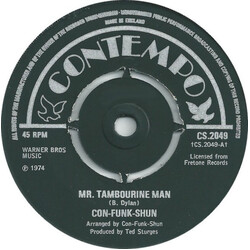 Con Funk Shun Mr. Tambourine Man USED VINYL 7INCH 45 RPM