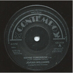 Joanne Williams Maybe Tomorrow / No War Love USED VINYL 7INCH 45 RPM SINGLE