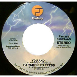 Paradise Express You And I USED VINYL 7INCH 45 RPM PROMO
