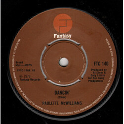 Paulette McWilliams Dancin' USED VINYL 7INCH