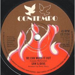 Sam & Dave We Can Work It Out USED VINYL 7INCH 45 RPM