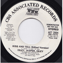 Isley Jasper Isley Kiss And Tell (Edited Version) USED VINYL 7INCH 45 RPM SINGLE PROMO