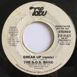 The S.O.S. Band Break Up (Remix) USED VINYL 7INCH 45 RPM PROMO