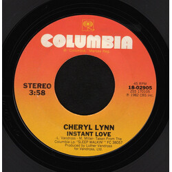 Cheryl Lynn Instant Love USED VINYL 7INCH 45 RPM SINGLE