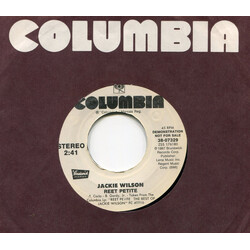 Jackie Wilson Reet Petite USED VINYL 7INCH SINGLE PROMO REISSUE STYRENE STEREO