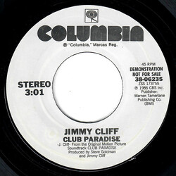 Jimmy Cliff Club Paradise USED VINYL 7INCH 45 RPM PROMO STEREO