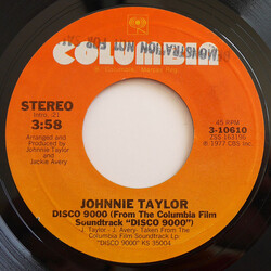 Johnnie Taylor Disco 9000 / Right Now USED VINYL 7INCH 45 RPM STYRENE STEREO