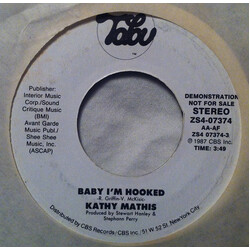 Kathy Mathis Baby I'm Hooked USED VINYL 7INCH 45 RPM PROMO