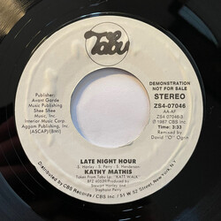 Kathy Mathis Late Night Hour USED VINYL 7INCH 45 RPM PROMO