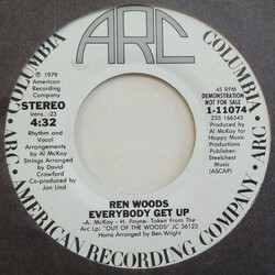 Ren Woods Everybody Get Up USED VINYL 7INCH 45 RPM PROMO STEREO