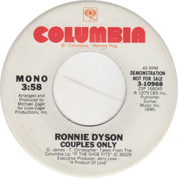 Ronnie Dyson Couples Only USED VINYL 7INCH 45 RPM PROMO