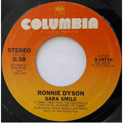 Ronnie Dyson Sara Smile / No Way USED VINYL 7INCH 45 RPM SINGLE