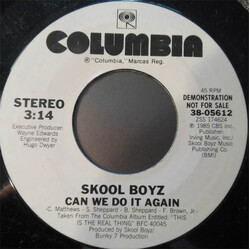 Skool Boyz Can We Do It Again USED VINYL 7INCH PROMO