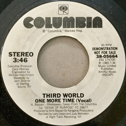 Third World One More Time USED VINYL 7INCH 45 RPM PROMO