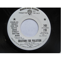 Charles Wright & The Watts 103rd St Rhythm Band High As Apple Pie / Solution For Pollution USED VINYL 7INCH 45 RPM SINGLE PROMO