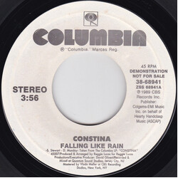 Constina Falling Like Rain USED VINYL 7INCH 45 RPM PROMO