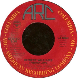 Deniece Williams I Found Love USED VINYL 7INCH 45 RPM STEREO