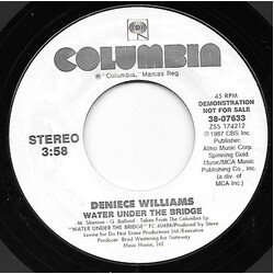 Deniece Williams Water Under The Bridge USED VINYL 7INCH 45 RPM SINGLE PROMO