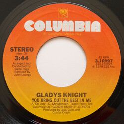 Gladys Knight You Bring Out The Best In Me / You Loved Away The Pain USED VINYL 7INCH 45 RPM