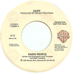 Zapp Radio People USED VINYL 7INCH 45 RPM PROMO STEREO