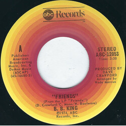 B.B. King Friends USED VINYL 7INCH 45 RPM