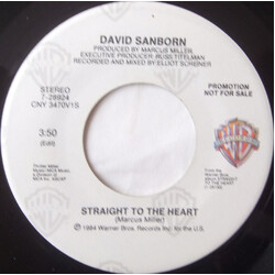 David Sanborn Straight To The Heart USED VINYL 7INCH SINGLE PROMO