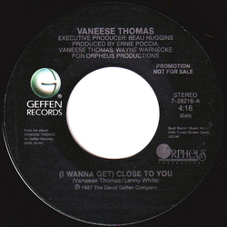 Vaneese Thomas I Wanna Get Close To You USED VINYL 7INCH PROMO