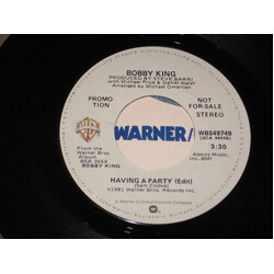 Bobby King Having A Party USED VINYL 7INCH 45 RPM PROMO